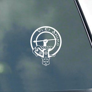 McCULLOCH CLAN CREST vinyl sticker decal Truck Car Computer Scottish