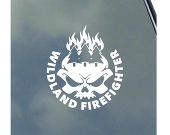 Wildland Firefighter Oval Fight Fire With Fire Vinyl Sticker Decal Proud Smoke Jumper Fireman Wildfire 4 thumbnail image