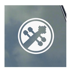 Violin Sticker / Decal Rock N Roll Classical Music Acoustic Alternative Bluegrass Headstock