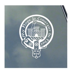 MacDONALD of CLANRANALD CLAN Crest vinyl sticker Truck Car Computer Scottish