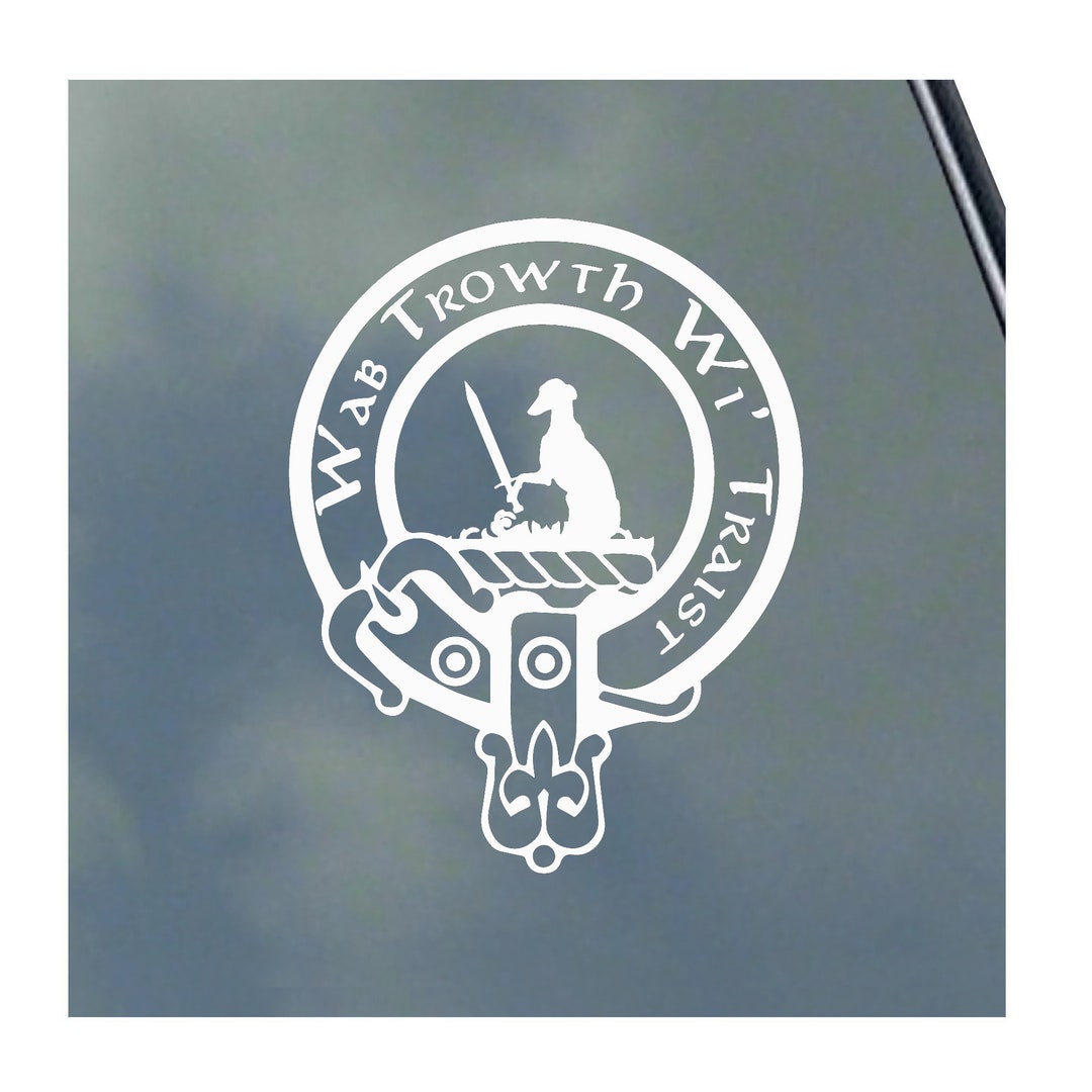 Grewar GREWAR CLAN CREST Vinyl Sticker Truck Car Window Laptop Computer ...