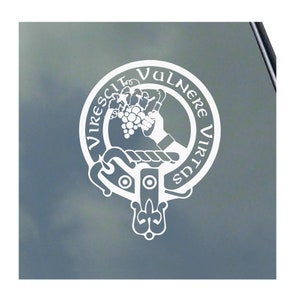 BURNETT CLAN CREST vinyl sticker Truck Car Computer Scottish