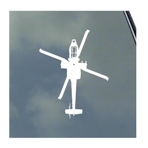 May include: A white silhouette of a helicopter with four blades, viewed from above. The helicopter is against a gray background.