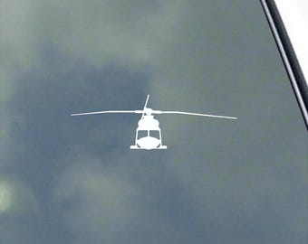 AW139 Pilot Front View Vinyl Sticker Decal by KLO Graphics VIP Corporate Transport Fire Fighting Offshore