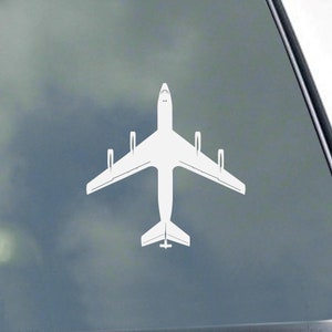 KC-135 Stratotanker Pilot Top View Vinyl Sticker Decal Aerial Refueling Crew Vietnam Desert Storm Veteran