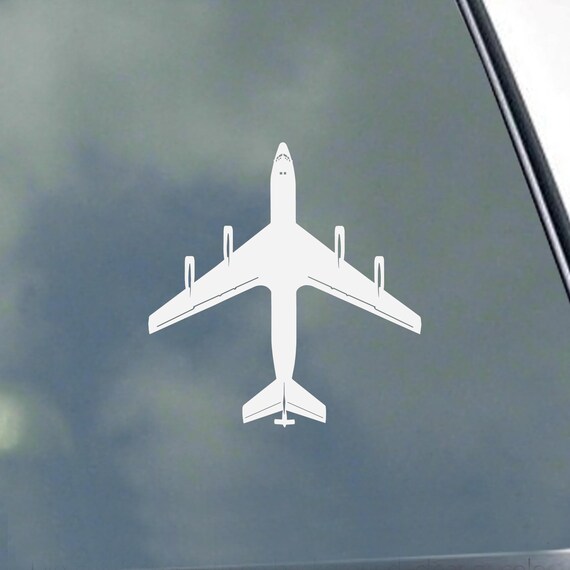 Airplane Aircraft Jet Fuel Main Tank Sticker Decal Set - Vinyl Flag Theme For Car Truck Window, Multicolour, Made In France