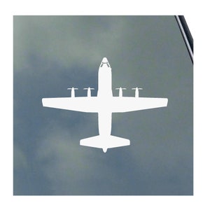 C-130J HERCULES Pilot Top View Vinyl Sticker Decal Air Force Military Transport Crew Refuel