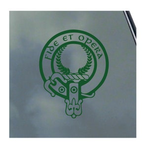 MACARTHUR CLAN CREST Vinyl Sticker Truck Car Computer Scottish - Etsy