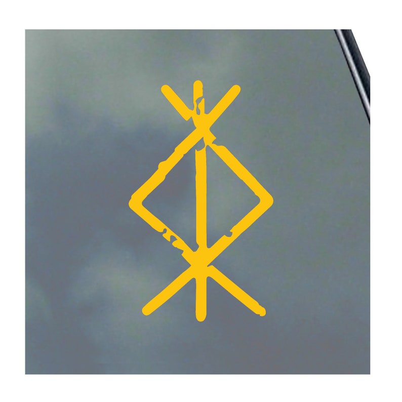 PROTECTION RUNE Vinyl Sticker Decal Asatru Odin Thor Gods Pagan Norse ...