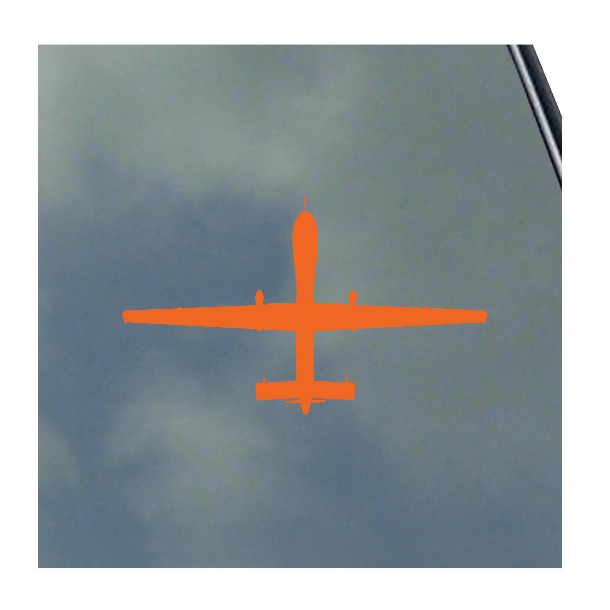 MQ-1 Predator Pilot Top View Vinyl Sticker Decal RQ-1 Air Force ...