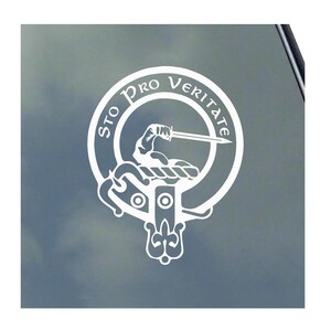 GUTHRIE CLAN CREST vinyl sticker Truck Car Window Laptop Computer Scottish Tartan