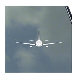 737 Classic with Winglets Pilot Crew Front Vinyl Sticker Decal Crew Commercial Aircraft Airline 737-300 737-400 737-500