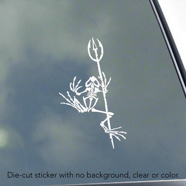 BONE FROG vinyl sticker decal Military Navy Seal Special Forces Warfare for Truck Car Window