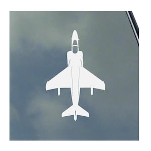 AV-8B Harrier II Pilot Top Vinyl Sticker Decal Marine Corps Italian Navy