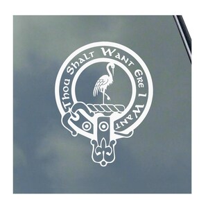CRANSTOUN CLAN CREST vinyle autocollant camion voiture ordinateur écossais