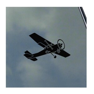 Aircraft Sticker Cessna 152 Pilot in Flight Vinyl Sticker Decal American Aircraft ...