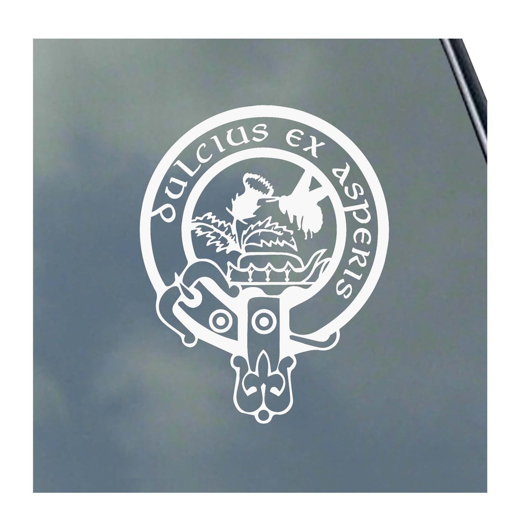 FERGUSSON CLAN CREST Vinyl Sticker Truck Car Window Laptop Computer ...