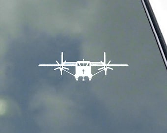 C-23 Sherpa Pilot Front View Vinyl Sticker Decal by KLO Graphics Veteran STOL 330 360 C-23A C-23B