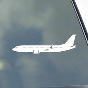 737 MAX Pilot Crew Side Vinyl Sticker Decal Crew Commercial Airline 737-600 737-700 737-800 737-900 Next Generation w/ Scimitar Winglets