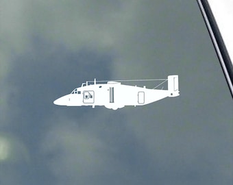 C-23 Sherpa Pilot Side View Vinyl Sticker Decal by KLO Graphics Veteran STOL 330 360 C-23A C-23B