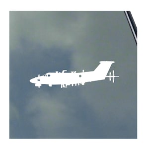 RC-12 Guardrail Pilot Side Vinyl Sticker Decal SIGINT Signals Intelligence Crew