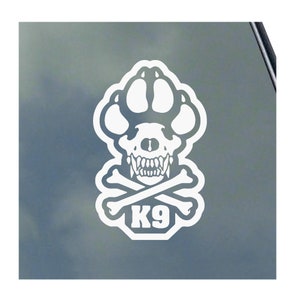K9 Working Dog Vinyl Sticker Decal Military Police Search and Rescue Bomb Squad Service