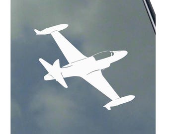 T-33 Pilot in Flight Vinyl Sticker Decal Air Force Navy Vietnam Crew Veteran Jet Trainer