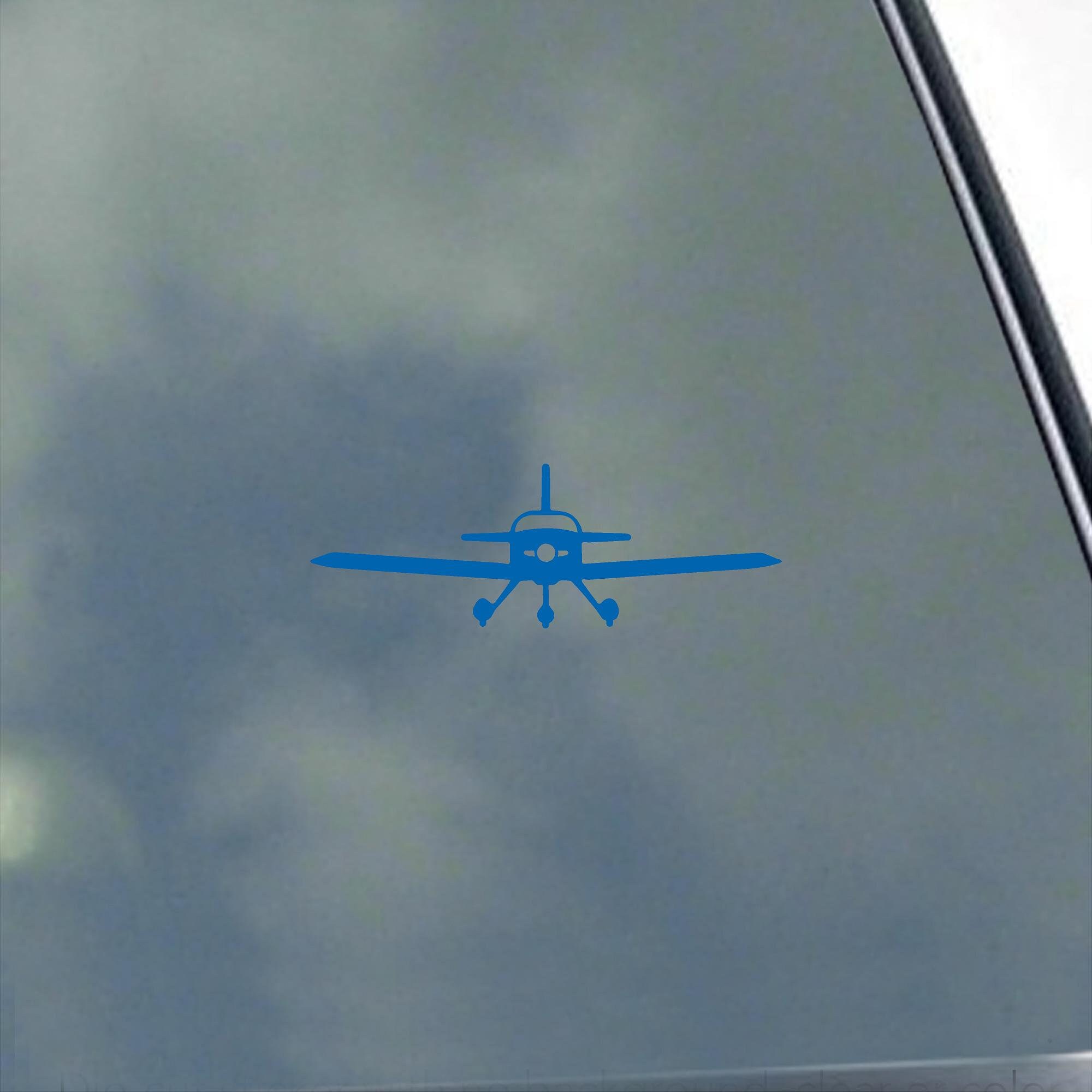 Aircraft Sticker RV-7A Pilot Front View Vinyl Sticker Decal Builder Kit-plane Homebuilt ...