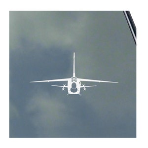 F-8E Crusader Pilot Front View Vinyl Sticker Decal Vietnam Veteran Navy Marines Last Gunfighter