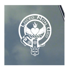 Pegatina de vinilo con el escudo del clan Smith para camión, coche y ordenador escocés.