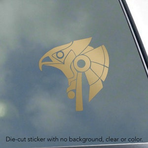 HORUS ARMORED vinyl sticker decal EGYPT Gods Pantheon Polytheistic