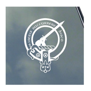 MACMILLAN CLAN CREST vinyl sticker Truck Car Computer Scottish
