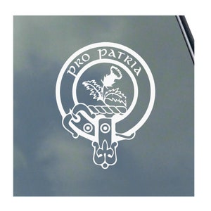 THOMSON CLAN CREST vinyl sticker Truck Car Window Laptop Computer Scottish Thompson