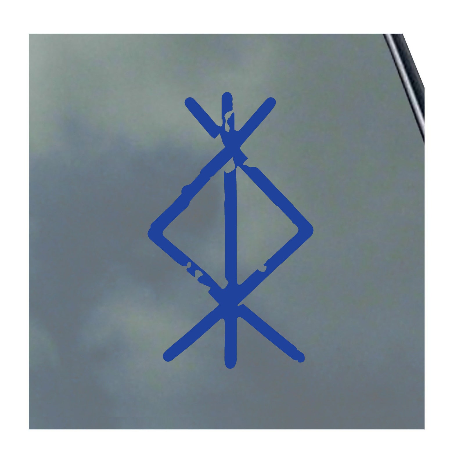 Undead Rune Sticker PROTECTION RUNE Vinyl Sticker Decal Asatru Odin Thor Gods Pagan Norse ...
