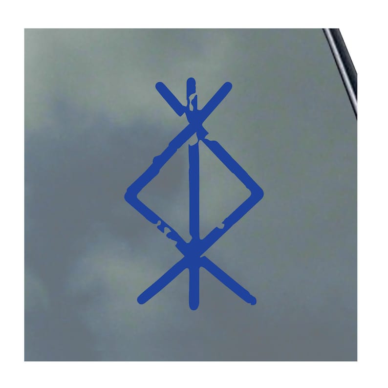 PROTECTION RUNE Vinyl Sticker Decal Asatru Odin Thor Gods Pagan Norse ...