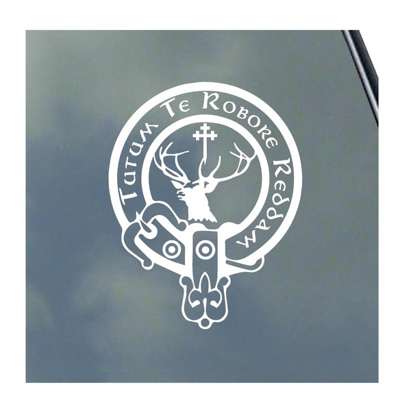 Autocollant en vinyle CRAWFORD CLAN CREST pour camion, ordinateur écossais
