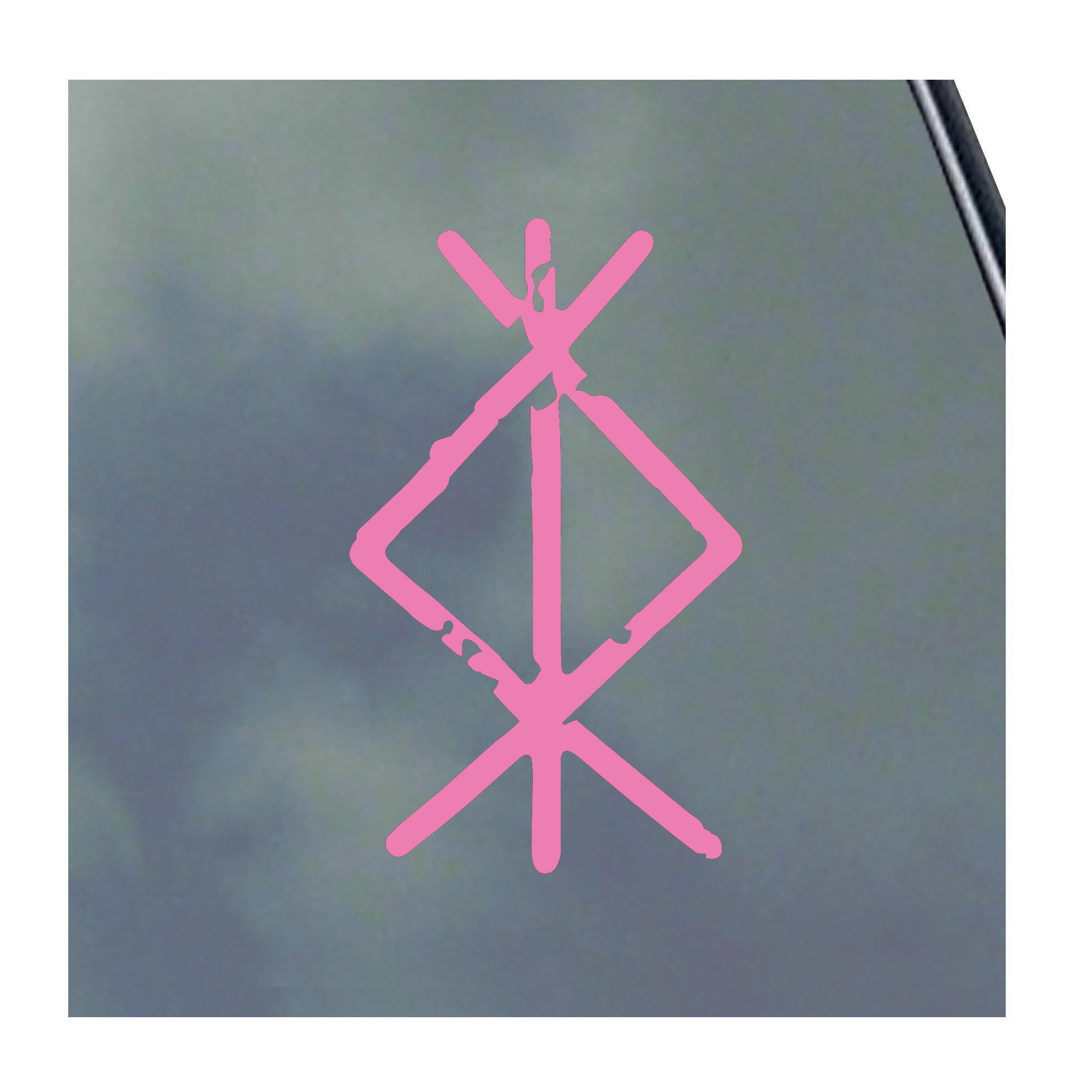 Luck Rune Vinyl Sticker - Norse Viking Asatru Symbol Decal For Cars & Laptops