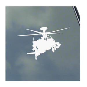 AH-64D Apache Longbow Pilot in Flight vinyl Sticker Decal Crew Army Guardian AH-64