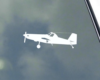 AT-502XP Pilot Side View Vinyl Sticker Decal Agricultural Aircraft Monoplane 502A 502 502B