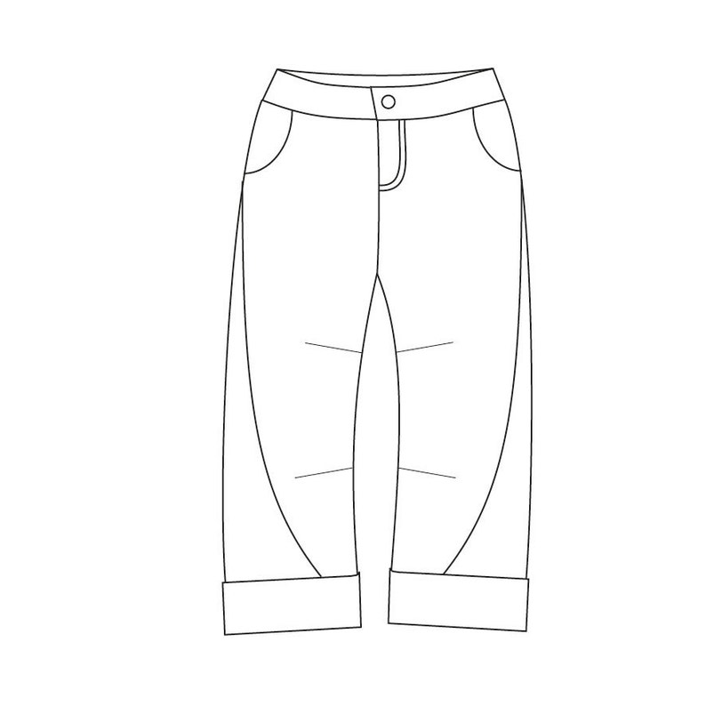 MBJM Twist and Shout Trousers/Jeans 03 month Age 12 sewing Etsy