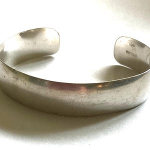 Antique Sterling Silver Victorian cuff bracelet