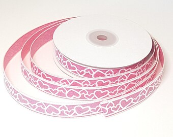 10 mm Rosa Organzaband 50 m Wedding Favour Box Dekoration Verkauf und
