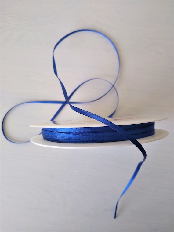 Royal blue 2024 satin ribbon