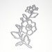1pc Floral paper cutting Die, Choice of 2 Designs Flower/Plant Metal Cutting Die. Birthday, Mothers Day, Easter Spring Sympathy Summer