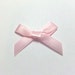 Bows Satin Embellishments Light Pink 7 mm, Craft Supplies, Craft Bows, Card Making Bows Mini Bows Sewing Applique Bows Baby Girl 10 Bows