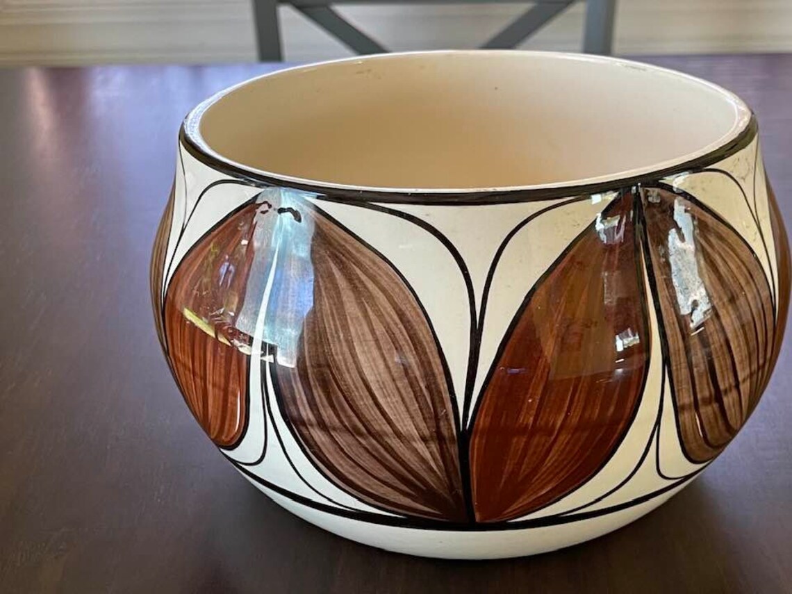 Vintage Kaneohe Bay Oahu Hawaii Handmade Ceramic Pot Tiki Etsy