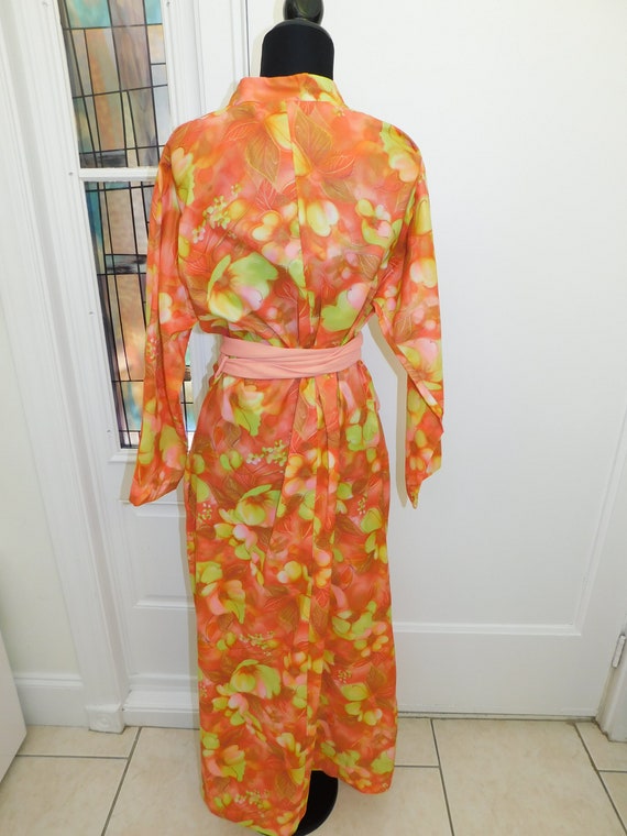 1970's Van Raalte At Home Wear Lounging Robe - Vi… - image 5