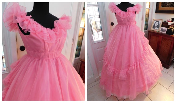 Vintage Pink Ball Gown Civil War Style Gown| Victo