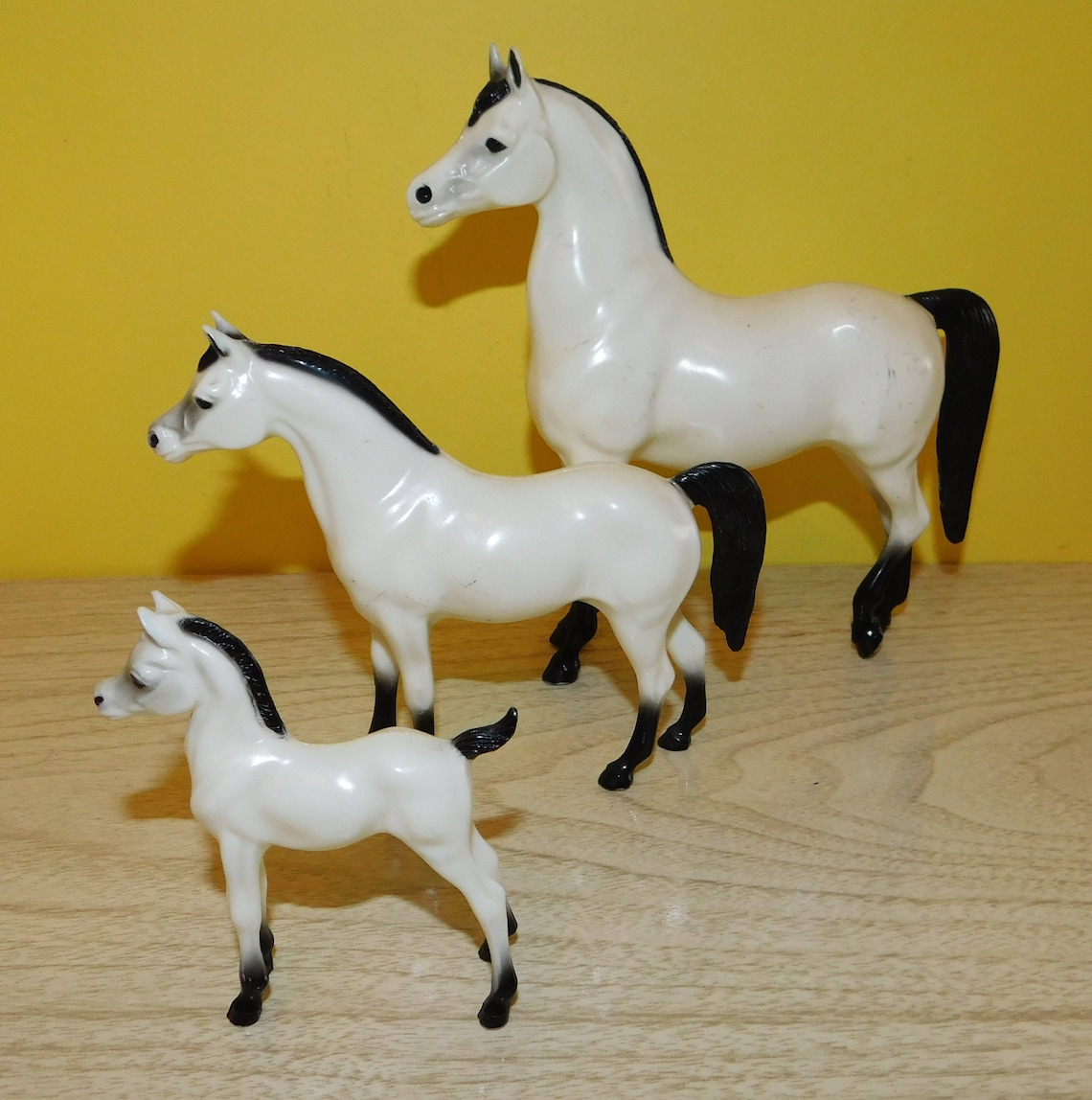 Vintage 1960s Set Hartland Arabian Horses Set of Plastic Etsy