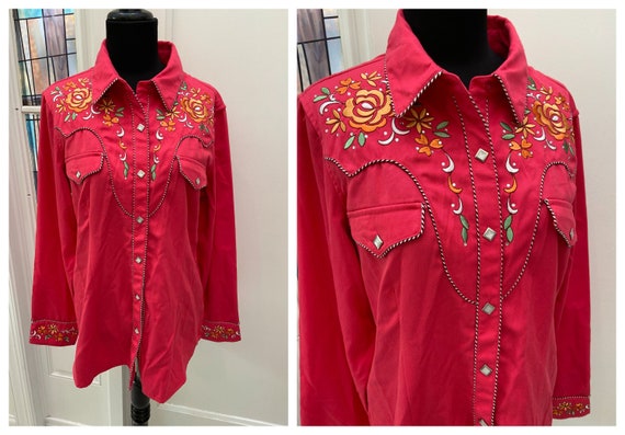 Vintage Women's Western Rodeo Rockabilly Western B